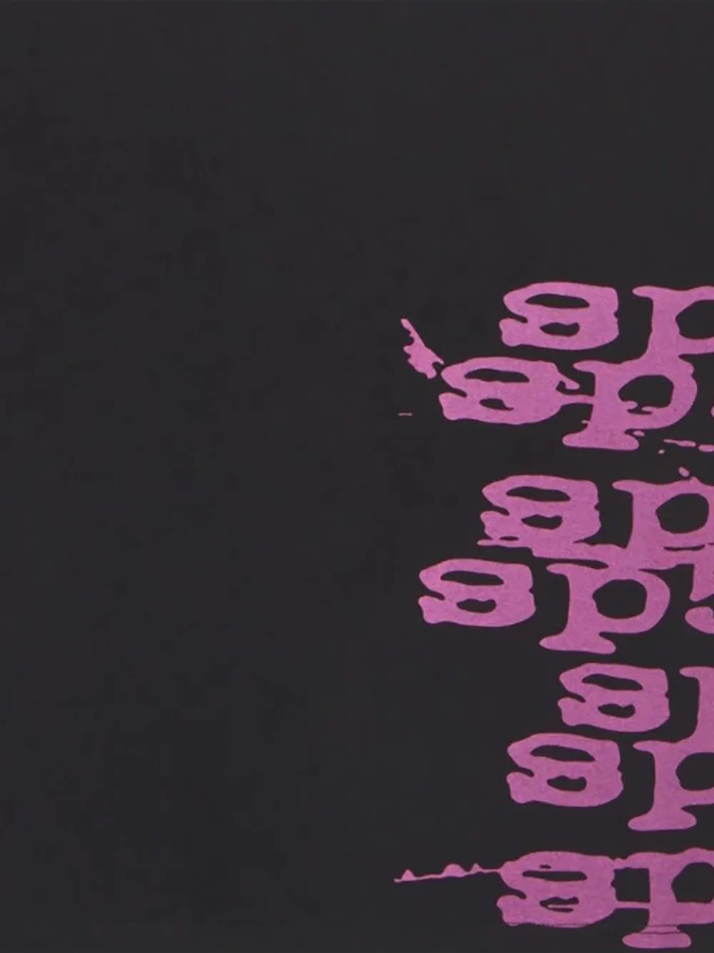 SP5DER Stacked T-shirt met korte mouwen Zwart