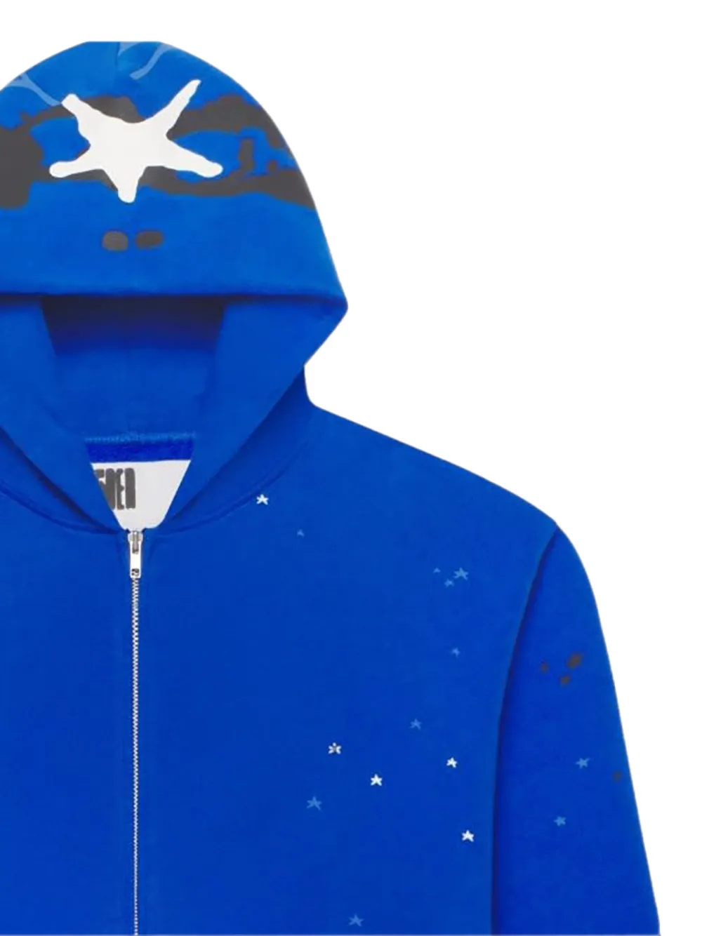 SP5DER Hoodie met rits Blauw