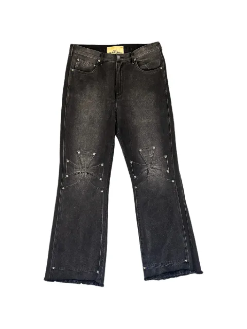 SEKRIT Chopper panelled jeans