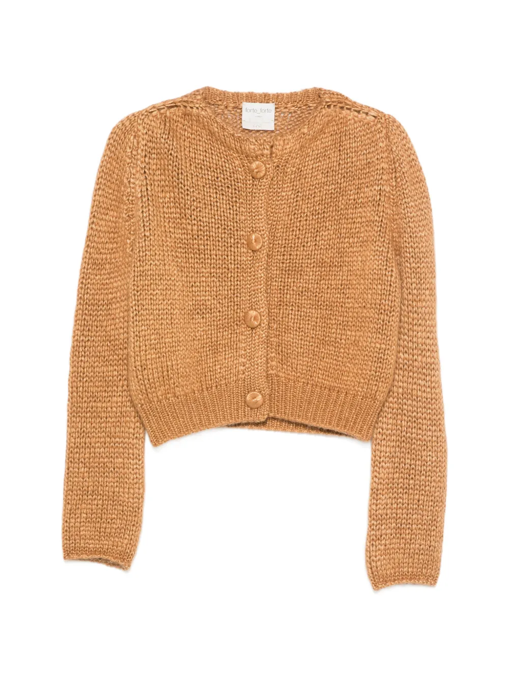 Forte Forte chunky-knit button-up cardigan - Marrone
