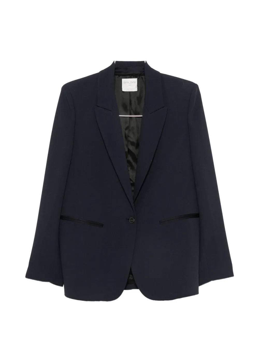Forte Forte single-breasted jacket - Blu