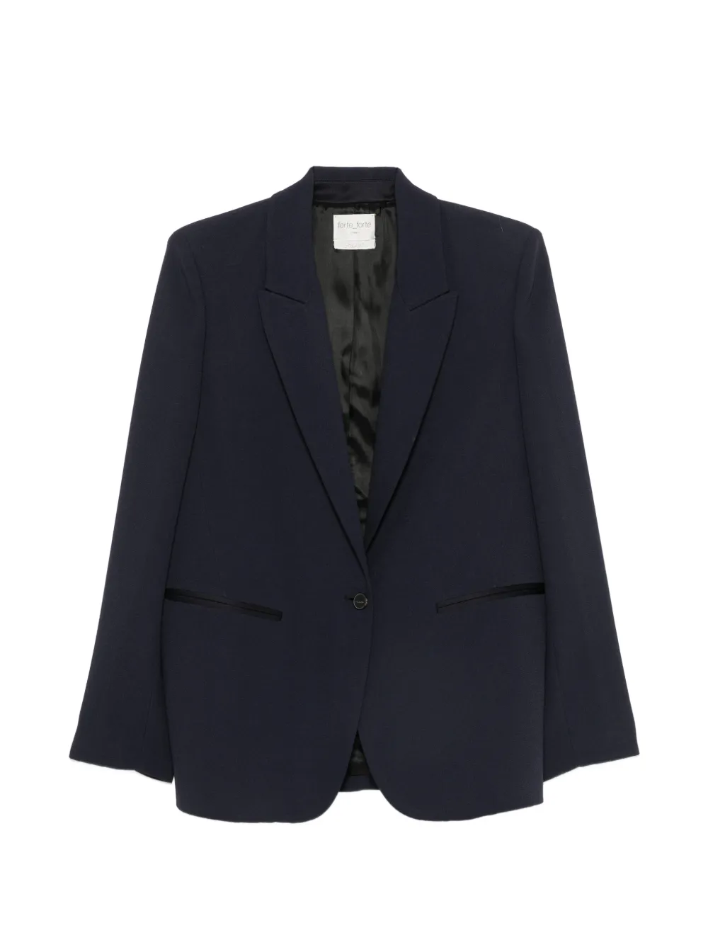 Forte Forte single-breasted jacket - Blu