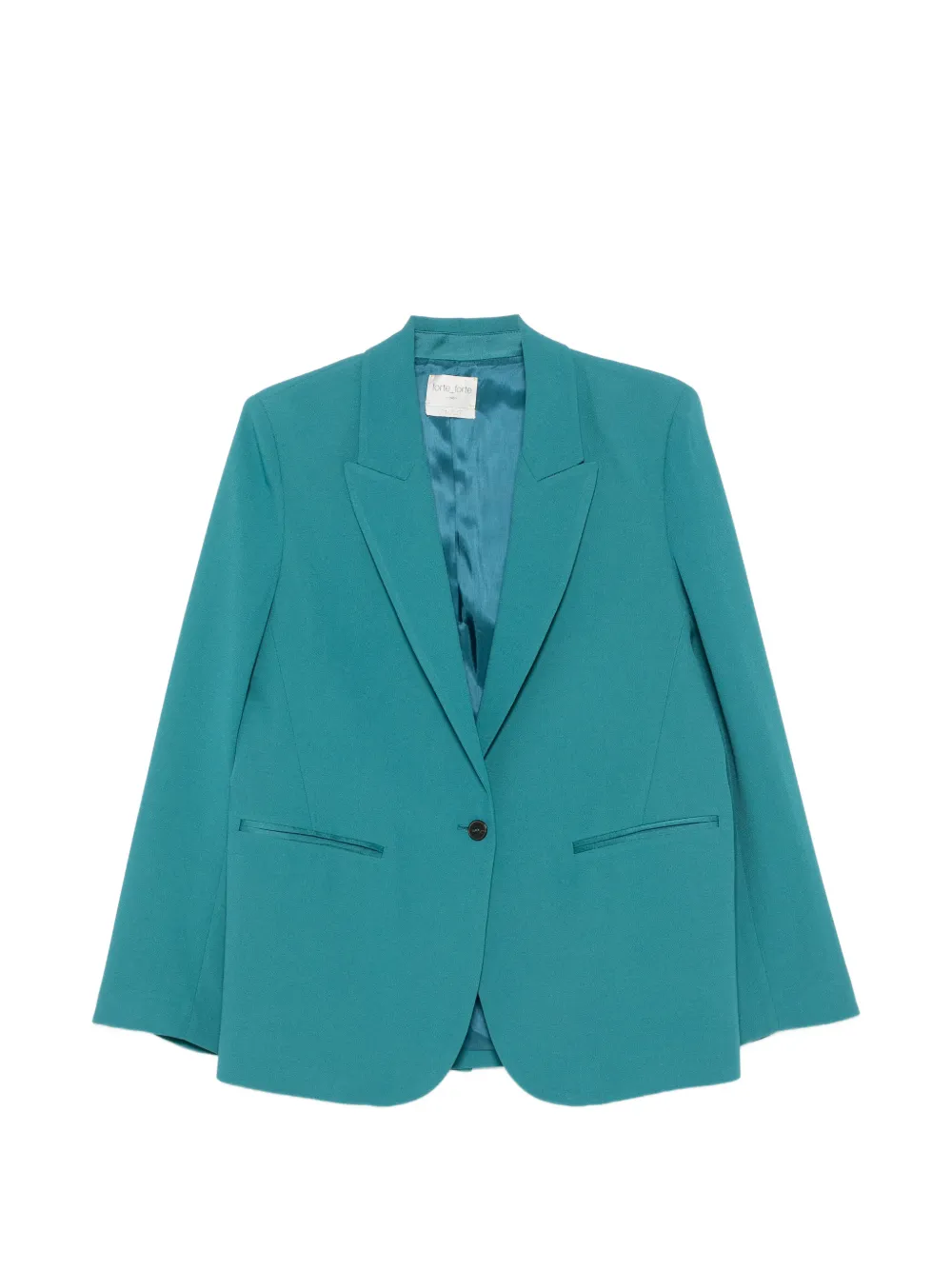 Forte Forte single-breasted notched-lapels jacket - Blu