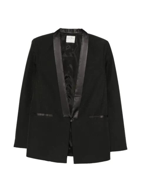 Forte Forte satin-trim shawl-lapel blazer 