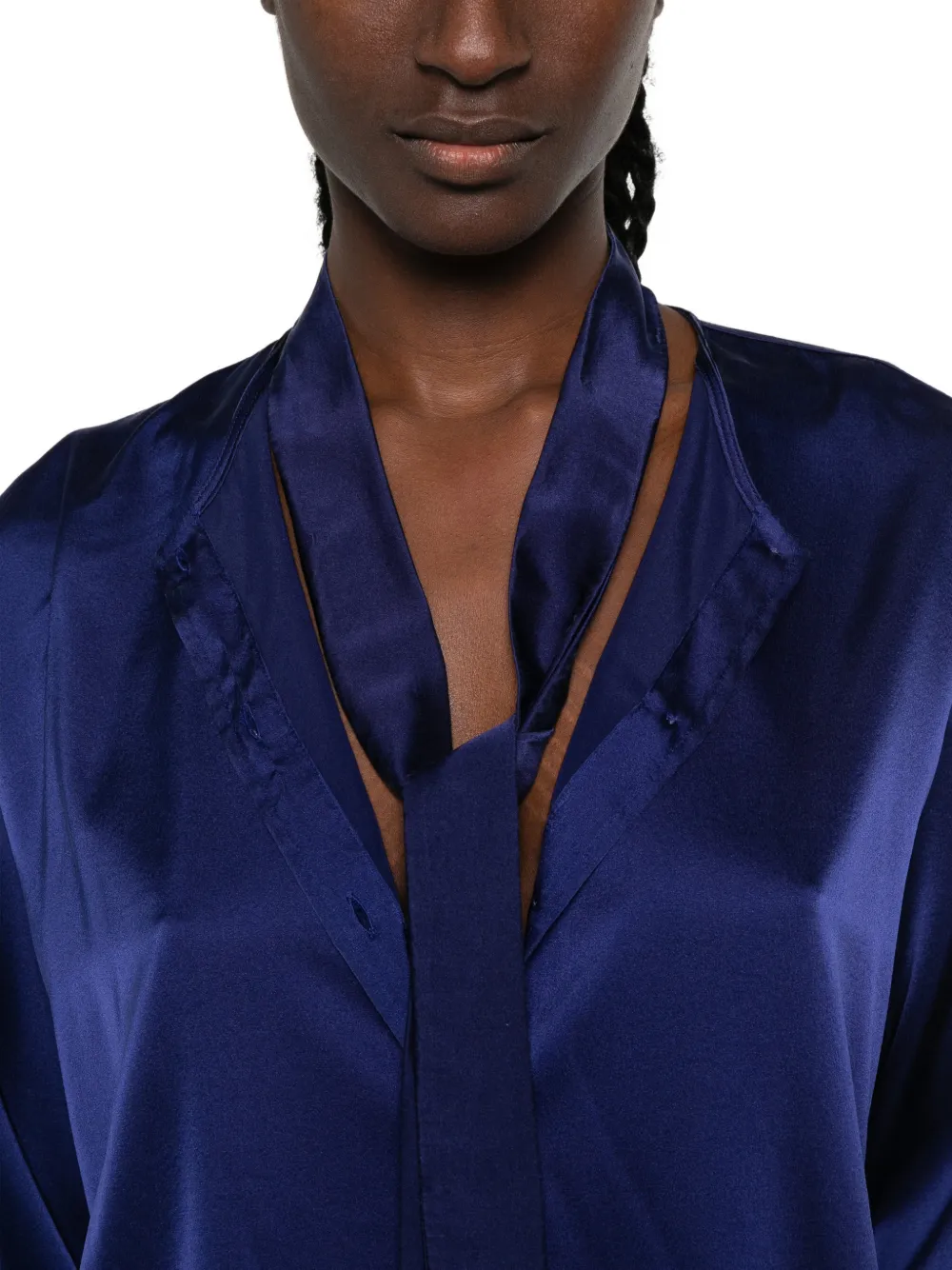 Forte Button-up overhemd Blauw