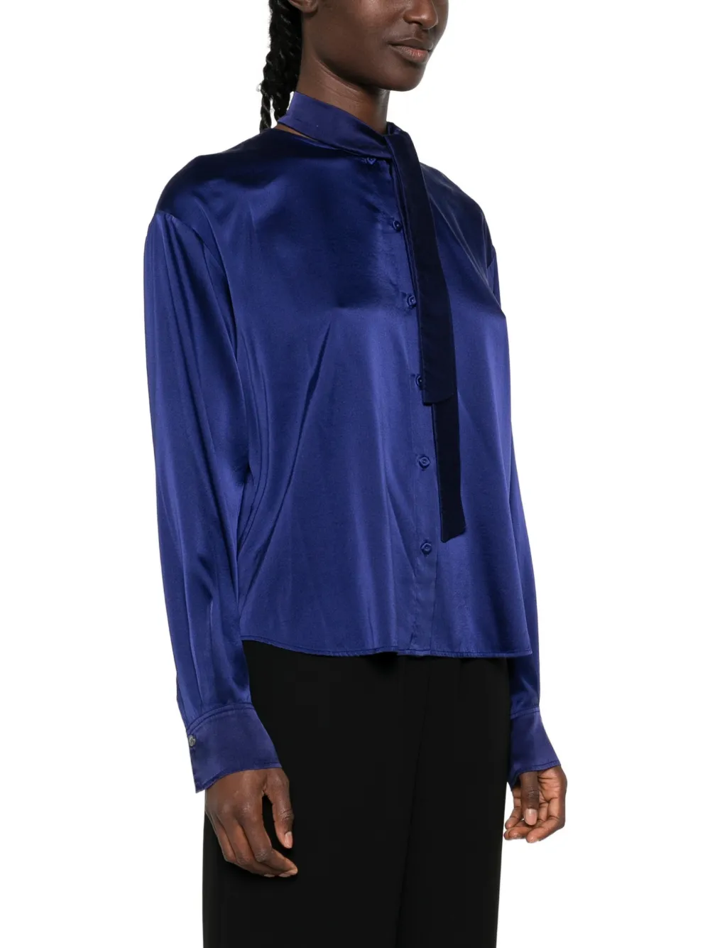 Forte Button-up overhemd Blauw