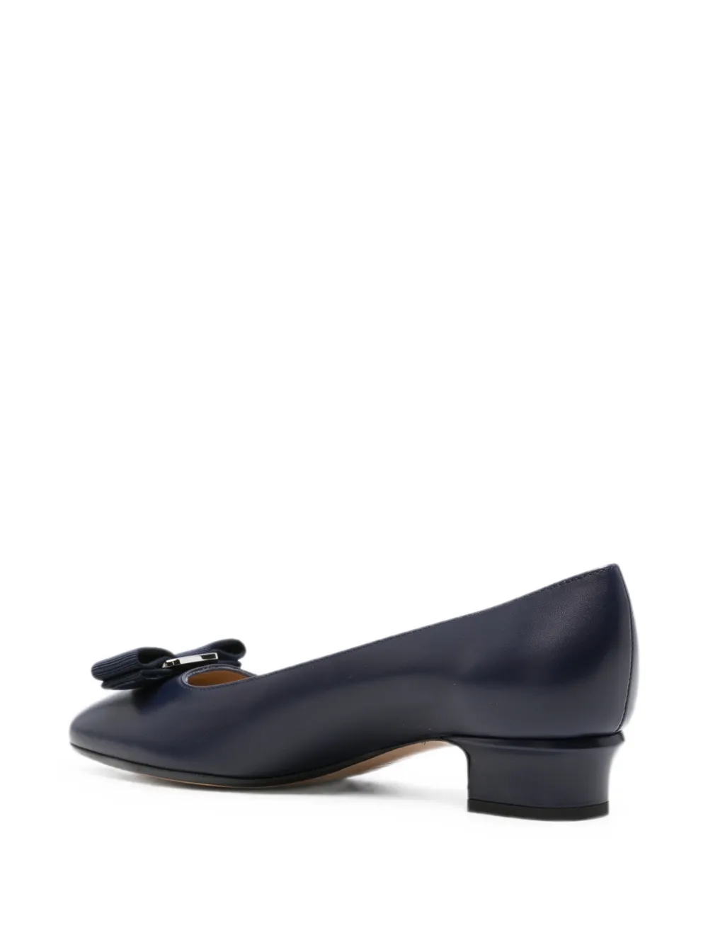 Ferragamo Vara bow pumps Blauw