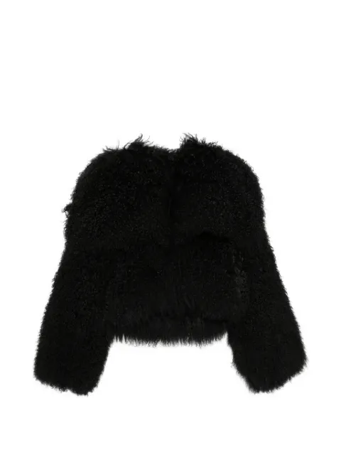 The Attico shearling textured jacket