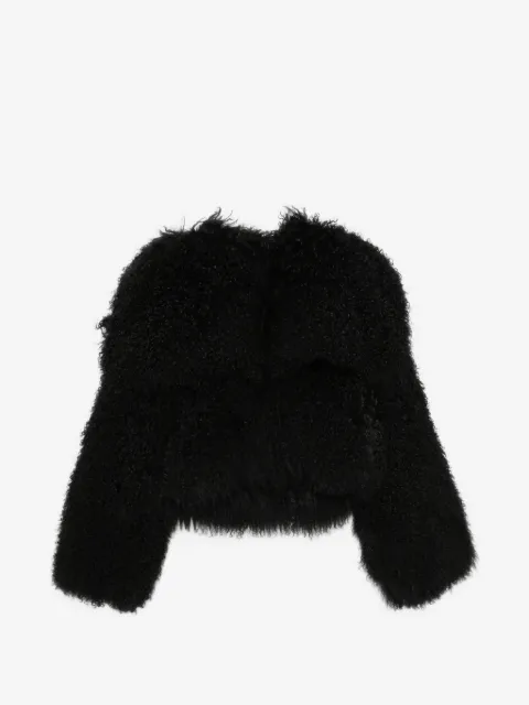 The Attico shearling textured jacket