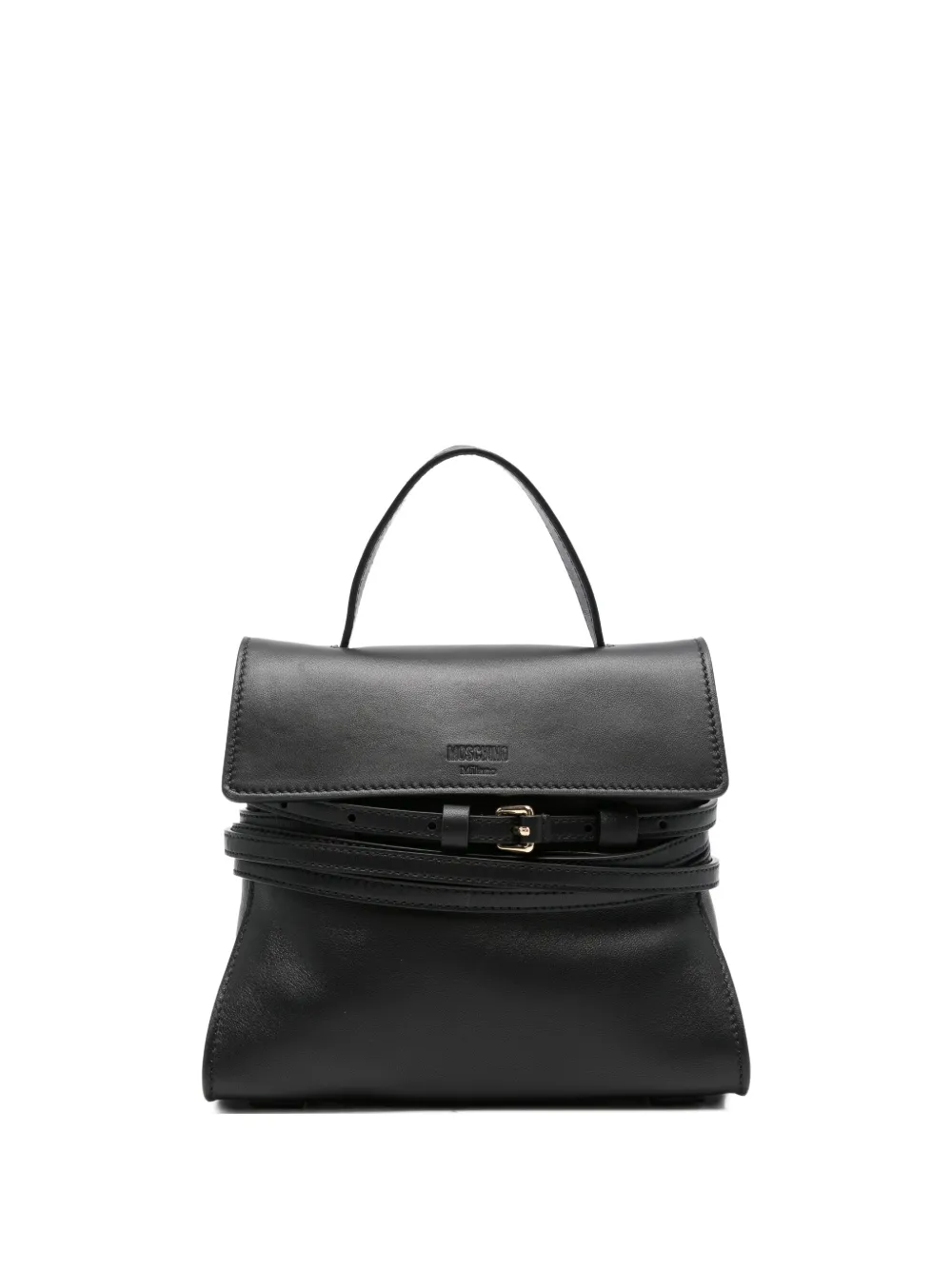 Moschino leather tote bag - Black