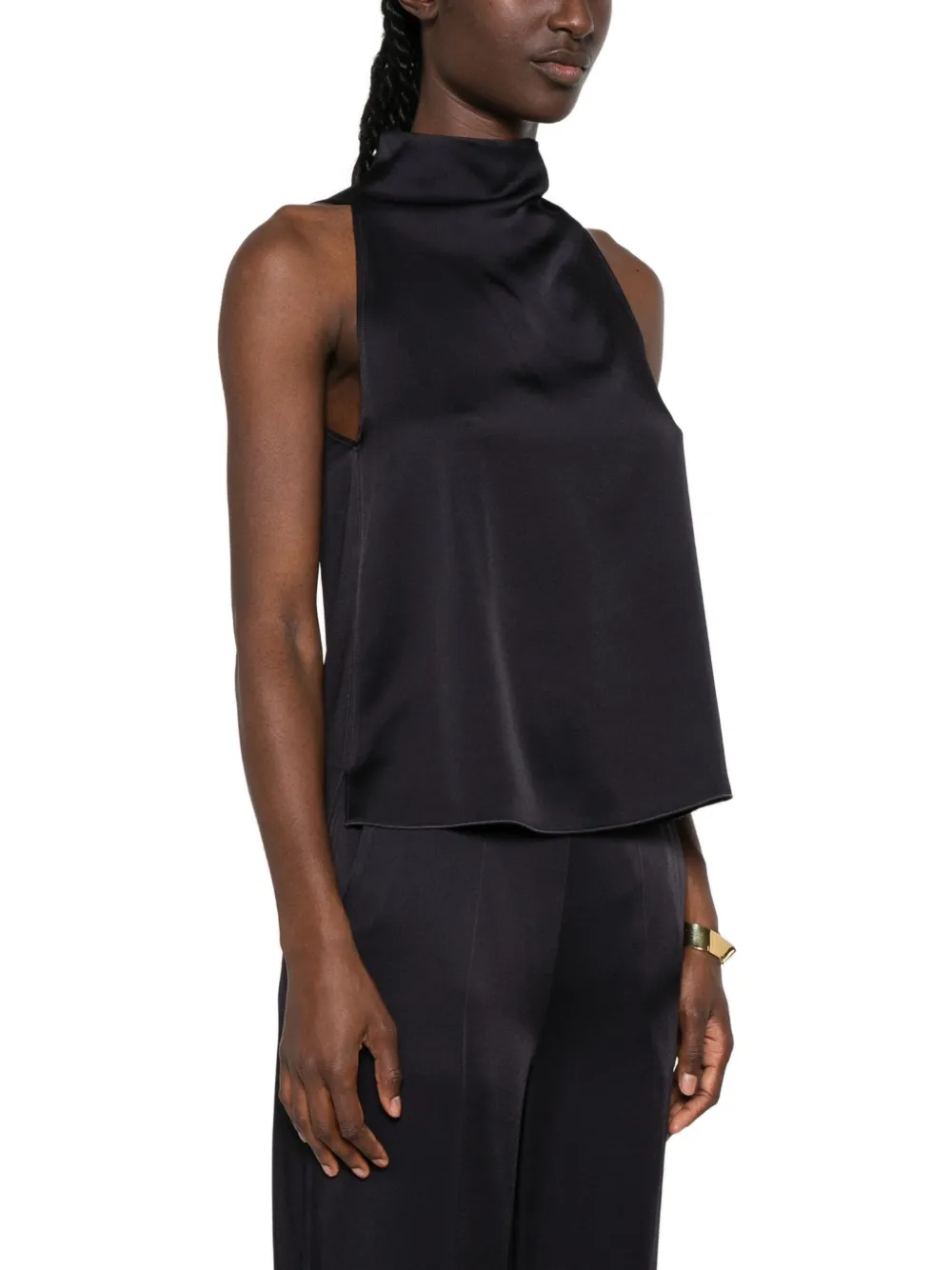 Forte Mouwloze blouse Blauw
