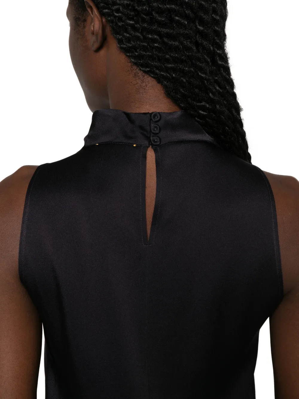Forte Mouwloze blouse Blauw