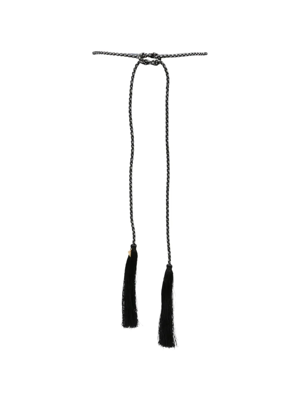 Forte Forte embellished tassel-detail belt - Nero