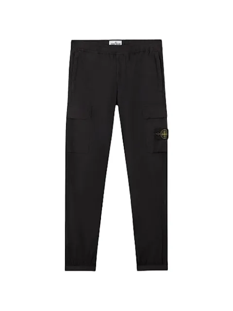 Stone Island pantalones de chándal con parche del logo