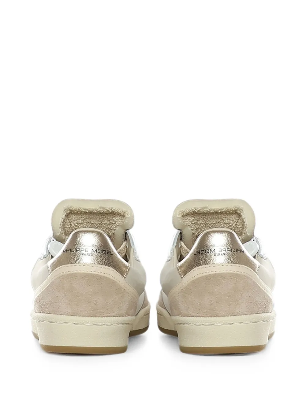 Philippe Model Paris Pgal panelled leather sneakers Beige