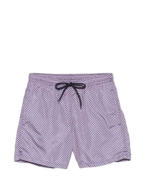 Drumohr geometric-print drawstring swimming trunks