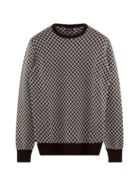 Drumohr jersey con cuello redondo