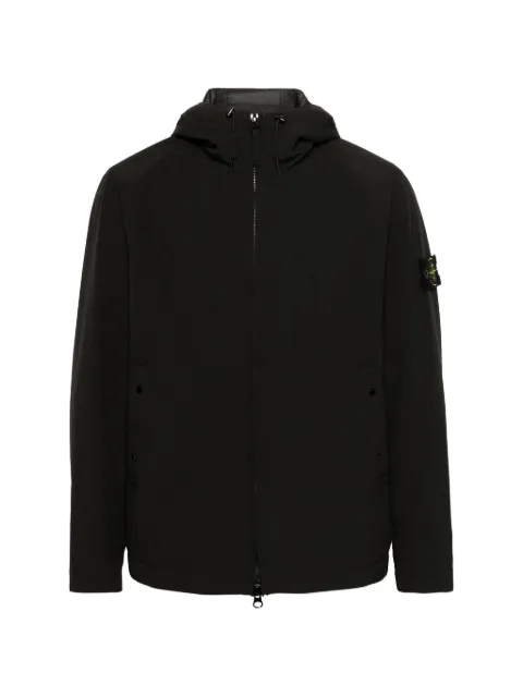 Stone Island chaqueta con capucha y parche del logo
