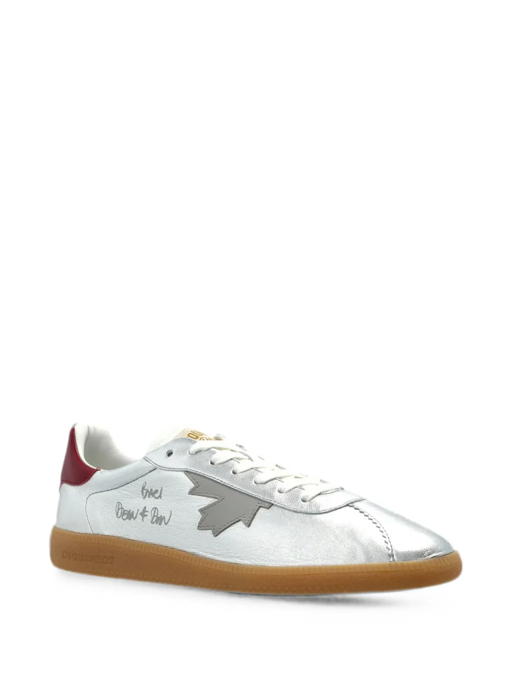 DSQUARED2 maple-leaf sneakers Zilver