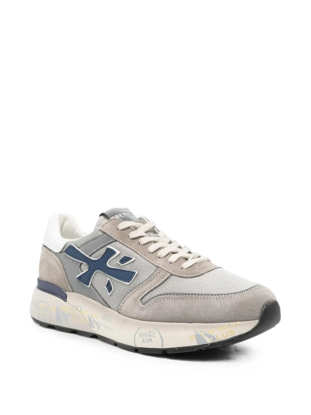 Premiata Mick panelled sneakers Grijs