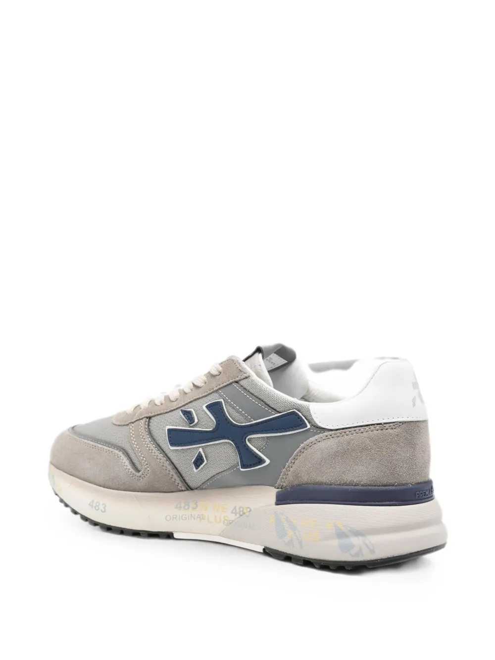 Premiata Mick panelled sneakers Grijs
