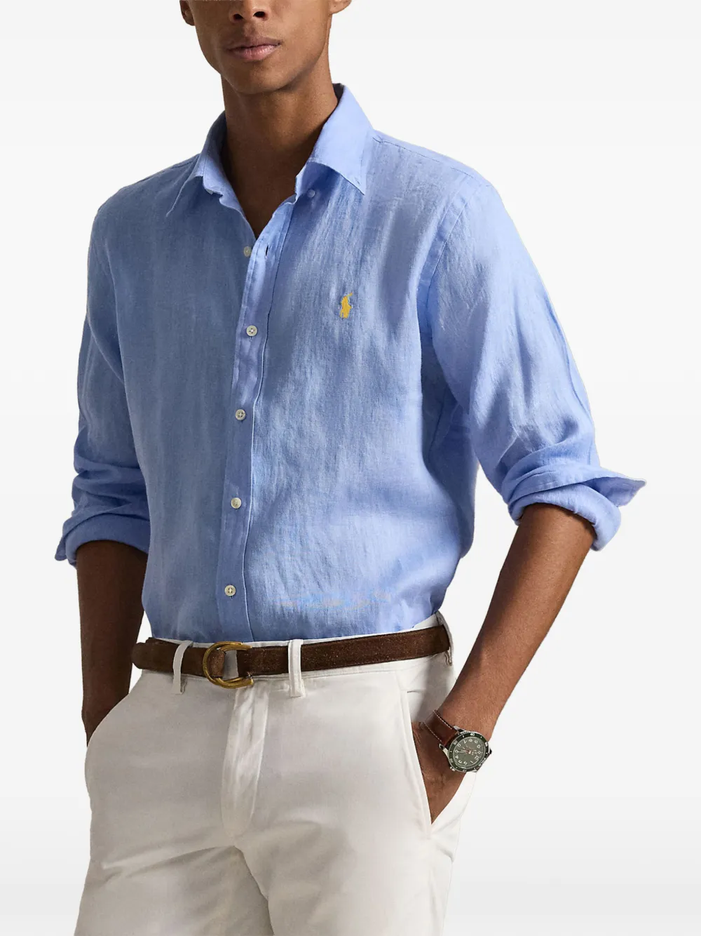Polo Ralph Lauren Poloshirt met kenmerkend Polo Pony patroon Blauw