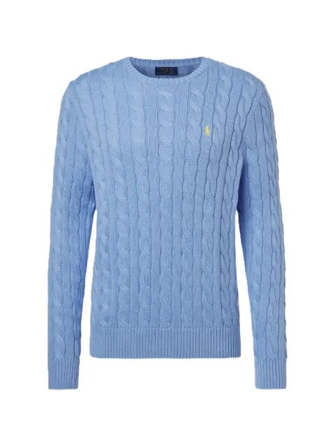 Polo Ralph Lauren cable-knit embroidered-logo sweater
