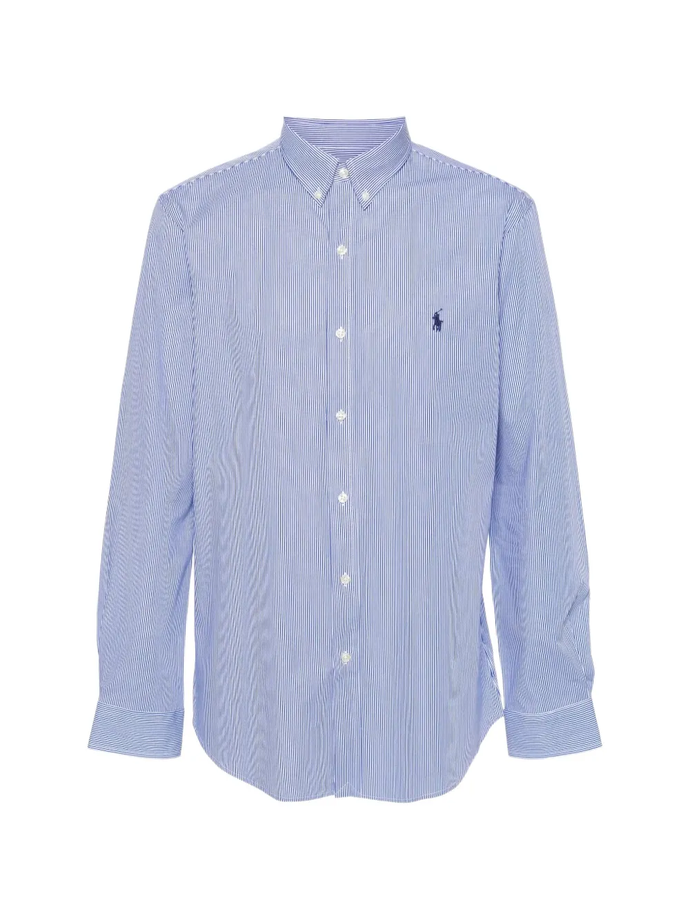 Polo Ralph Lauren Camicia a righe con ricamo Polo Pony - Blu
