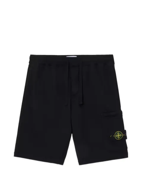 Stone Island bermudas cargo con parche del logo