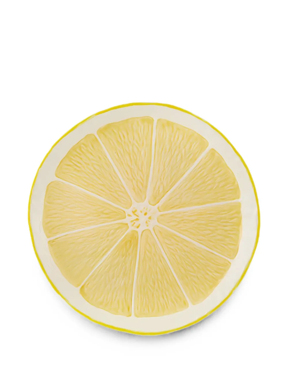 Bordallo Pinheiro lemon-design plate - Giallo