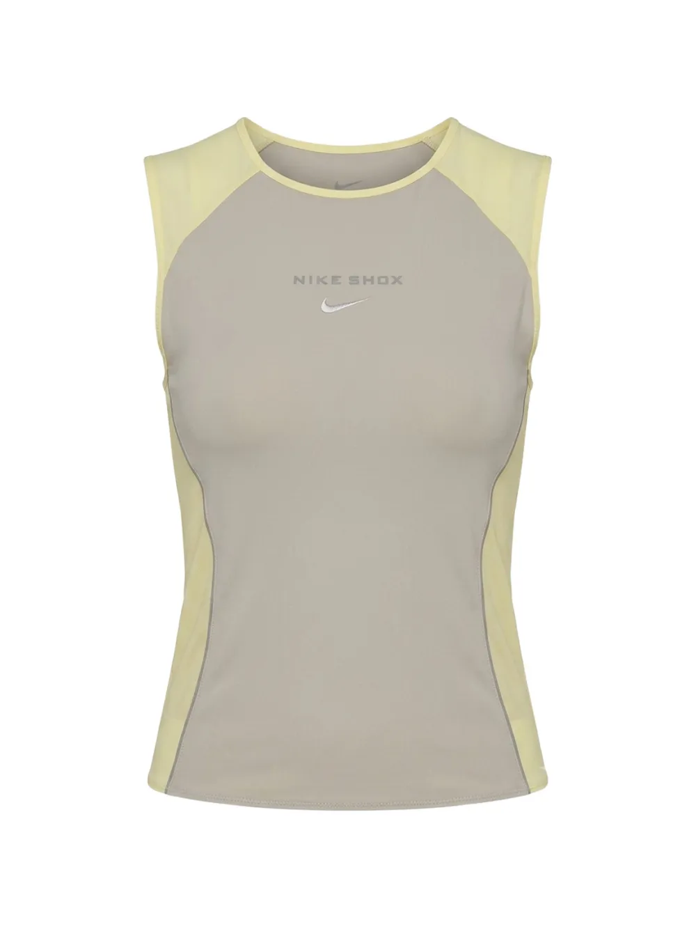 Nike Shox panelled tank top Beige