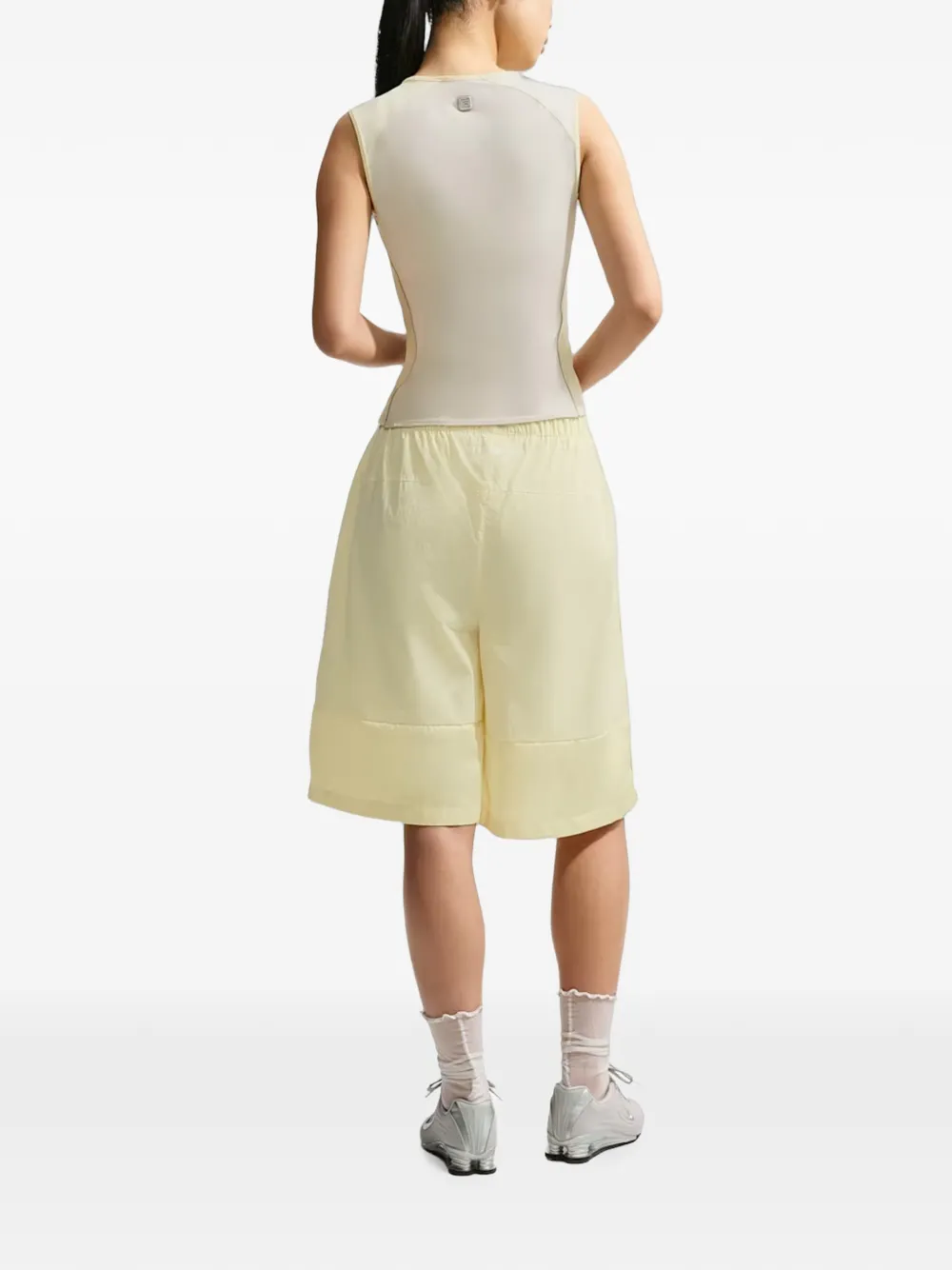 Nike Shox panelled tank top Beige