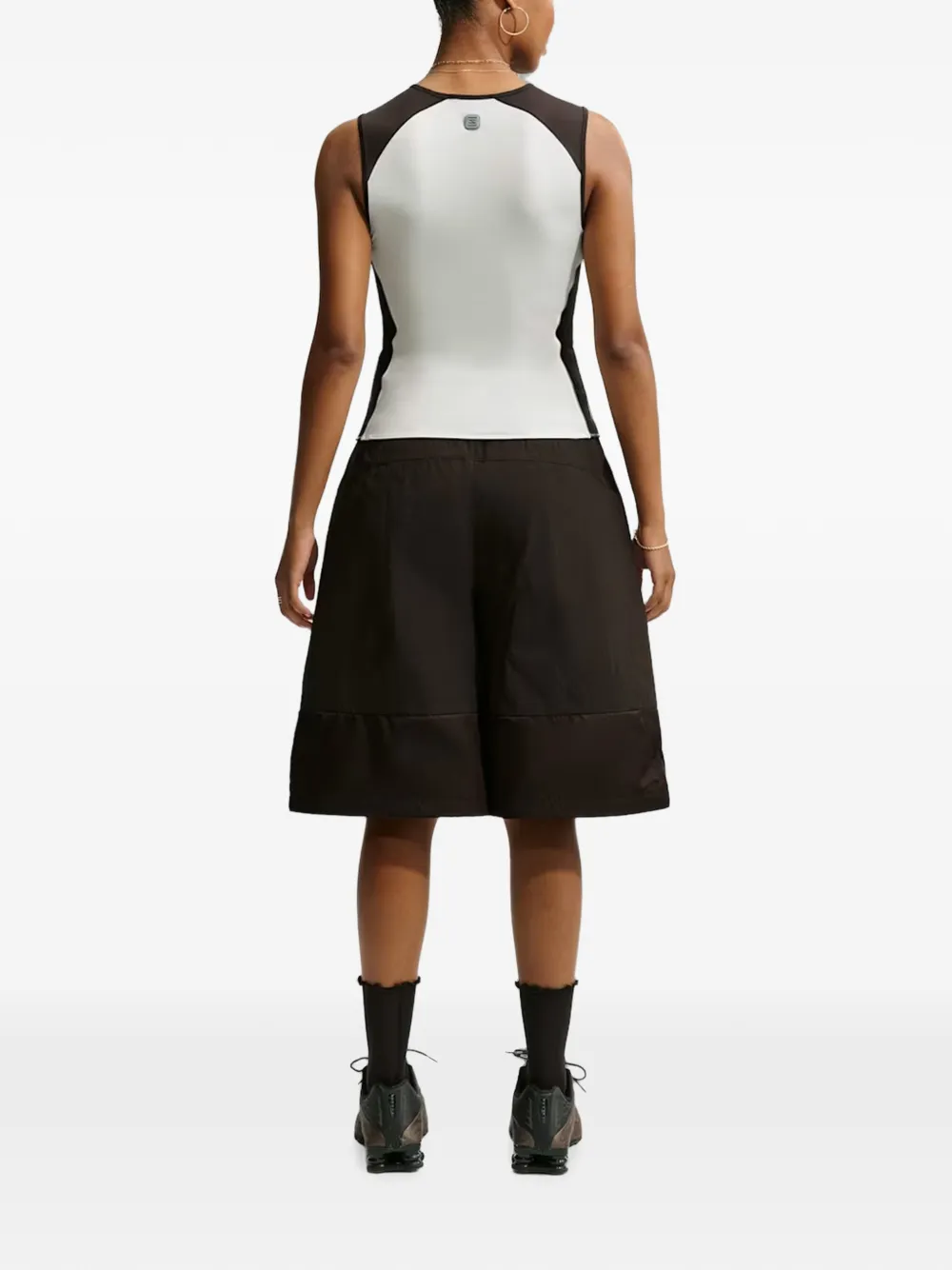 Nike Shox panelled tank top Wit