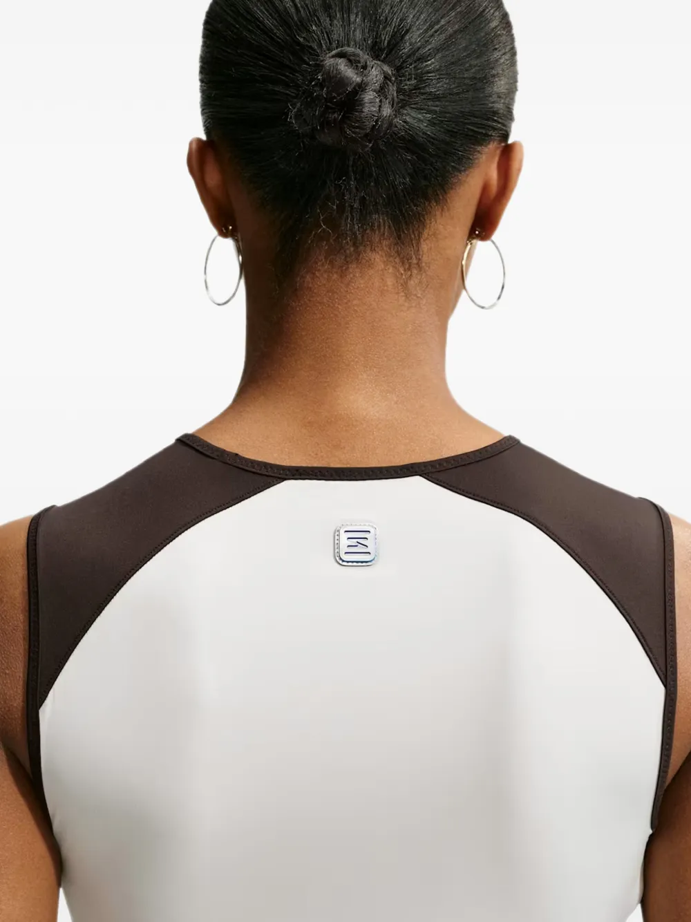 Nike Shox panelled tank top Wit