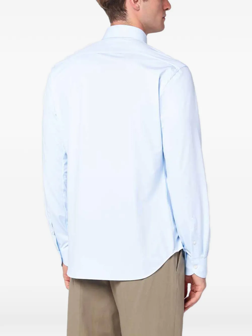Xacus Light Blue Active Twill Shirt In Blue