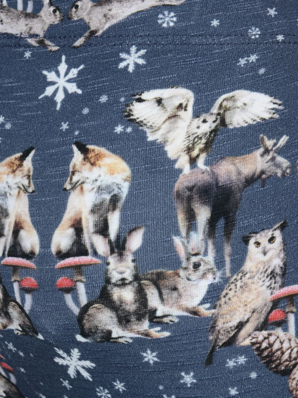 Molo Legging met dierenprint Blauw