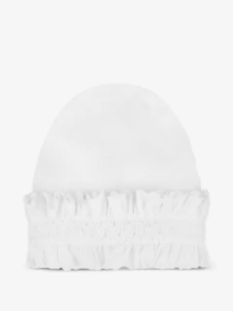 Sarah Louise ruffled smocked bonnet