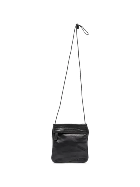 Miu Miu Pre-Owned bandolera con logo en relieve 2000