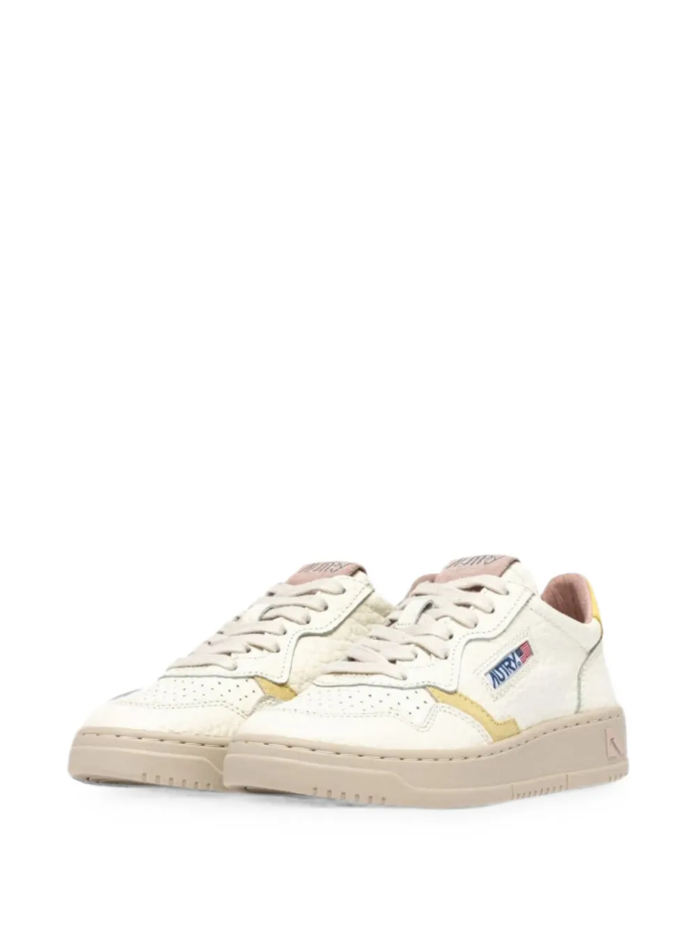 Autry Medalist sneakers met vlakken Beige