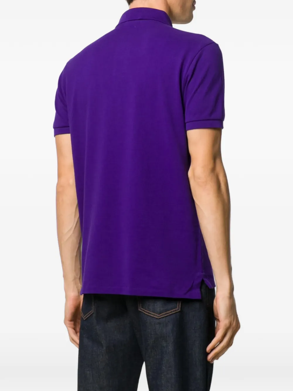 Polo Ralph Lauren Poloshirt met geborduurd logo Paars