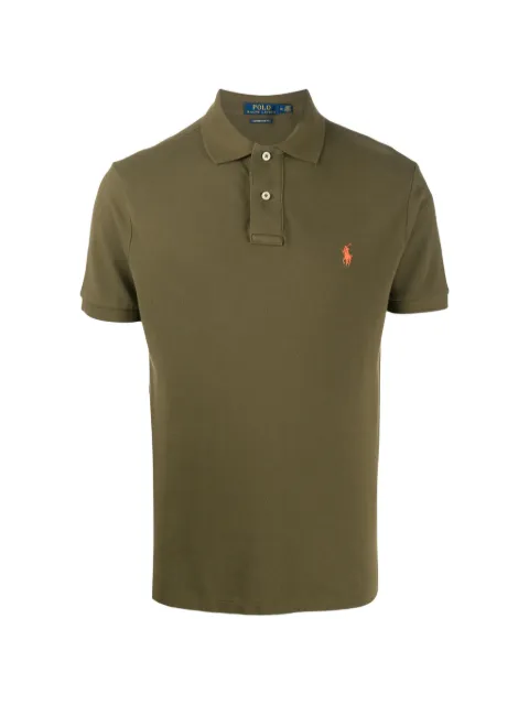 Polo Ralph Lauren embroidered-logo cotton polo shirt