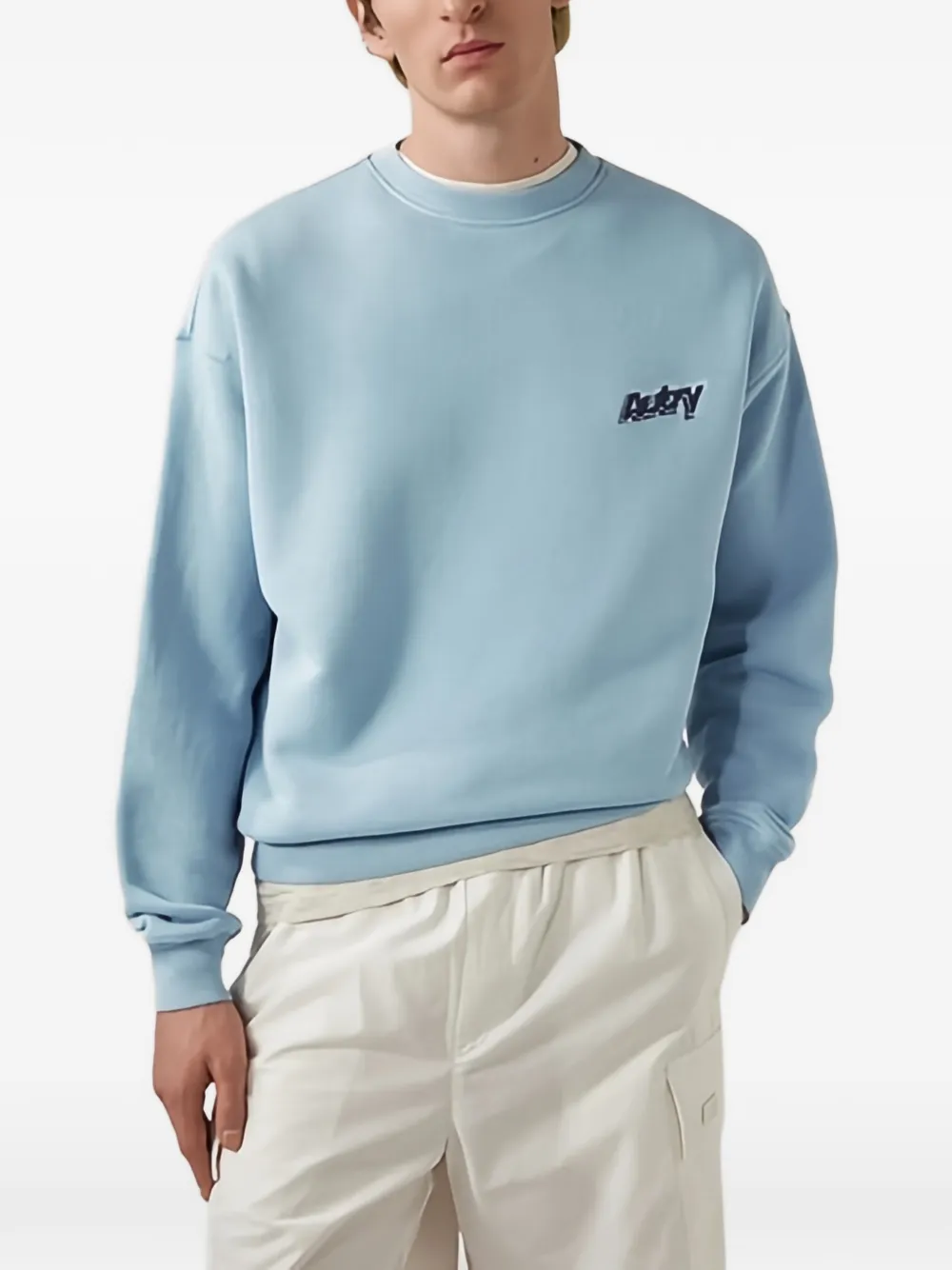 Autry Sweater met logopatch Blauw