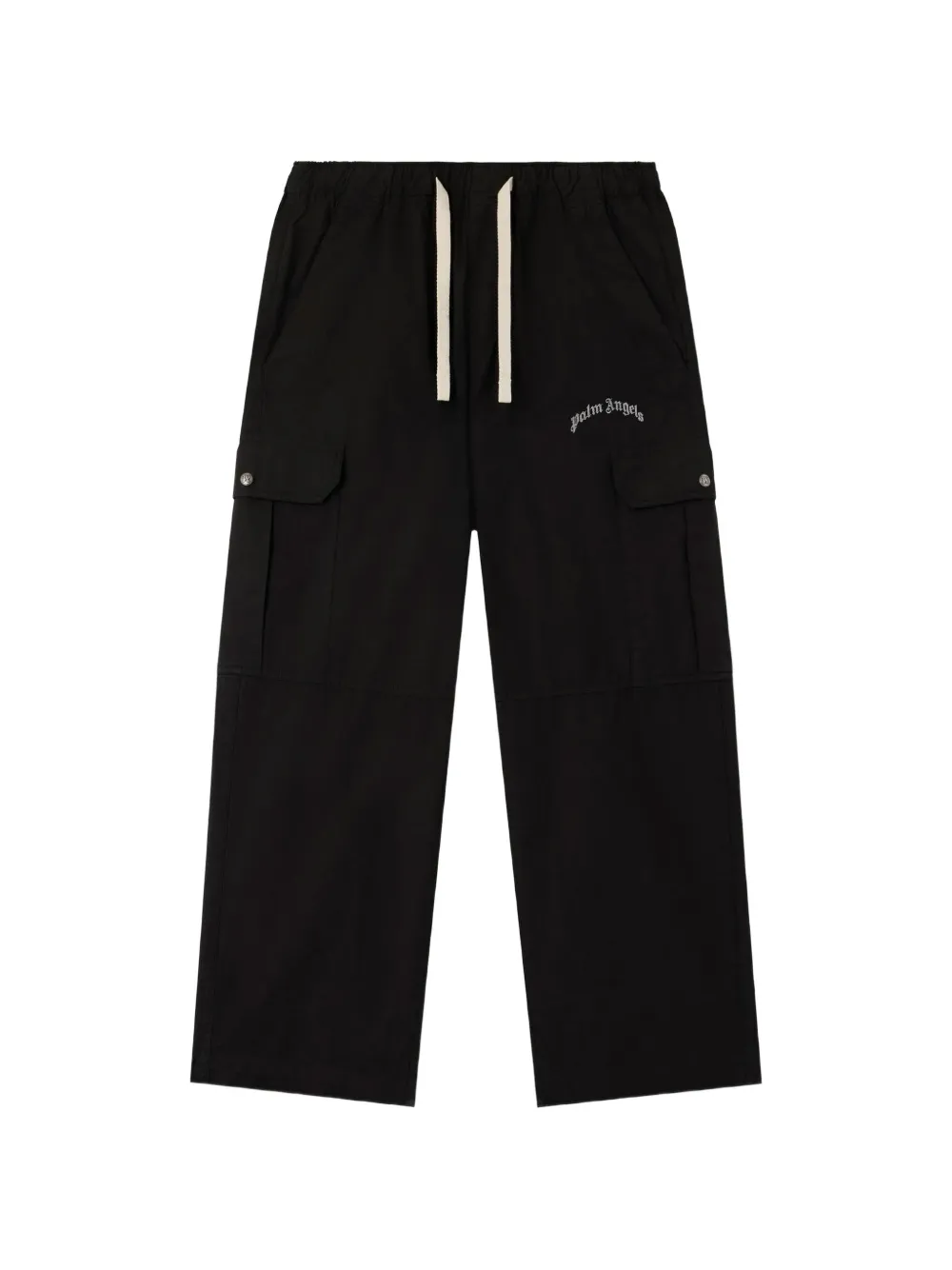 Palm Angels Curved Logo cargo trousers - Black