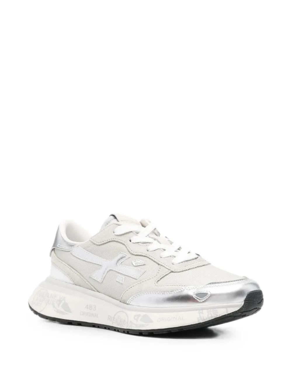 Premiata Lauryn 7482 panelled sneakers Grijs