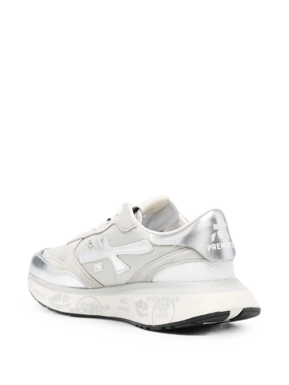 Premiata Lauryn 7482 panelled sneakers Grijs