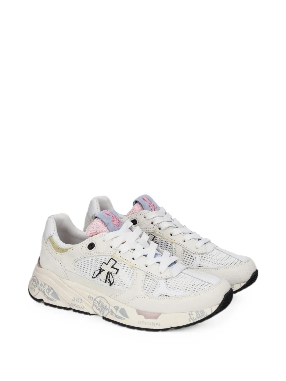 Premiata Mased 8206 panelled sneakers Beige