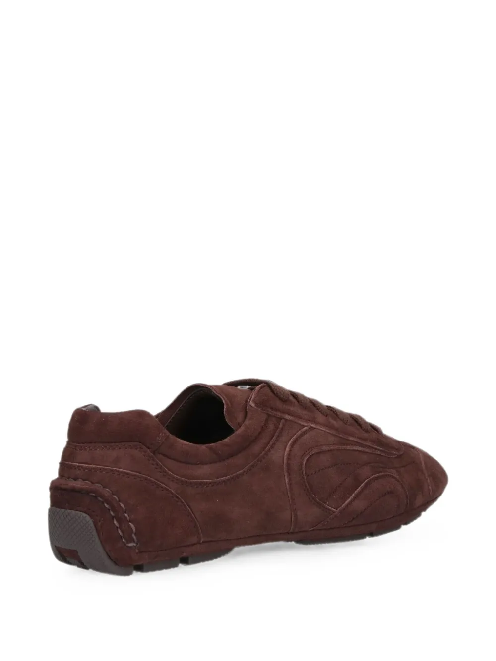 Prada Montecarlo Re-Edition 2005 suede sneakers Bruin