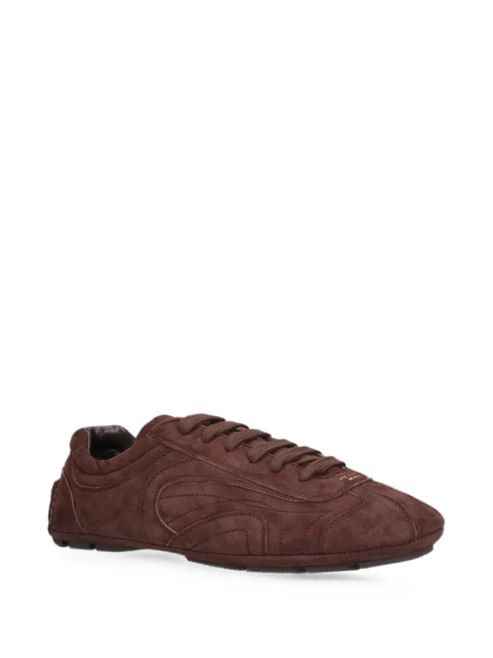 Prada Montecarlo Re-Edition 2005 suede sneakers Bruin