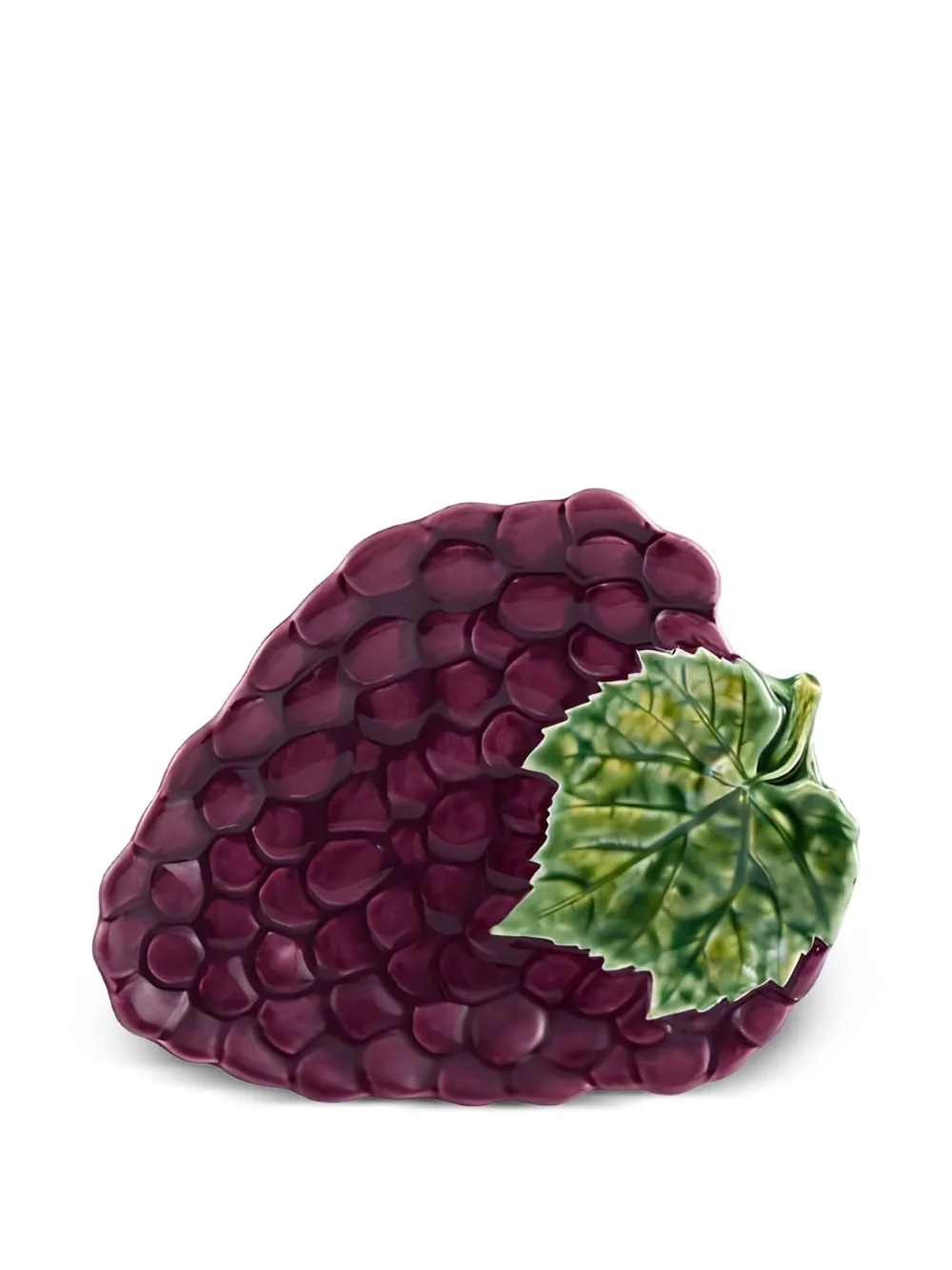 Bordallo Pinheiro grape-shaped dessert plate set (set of four) - Violett