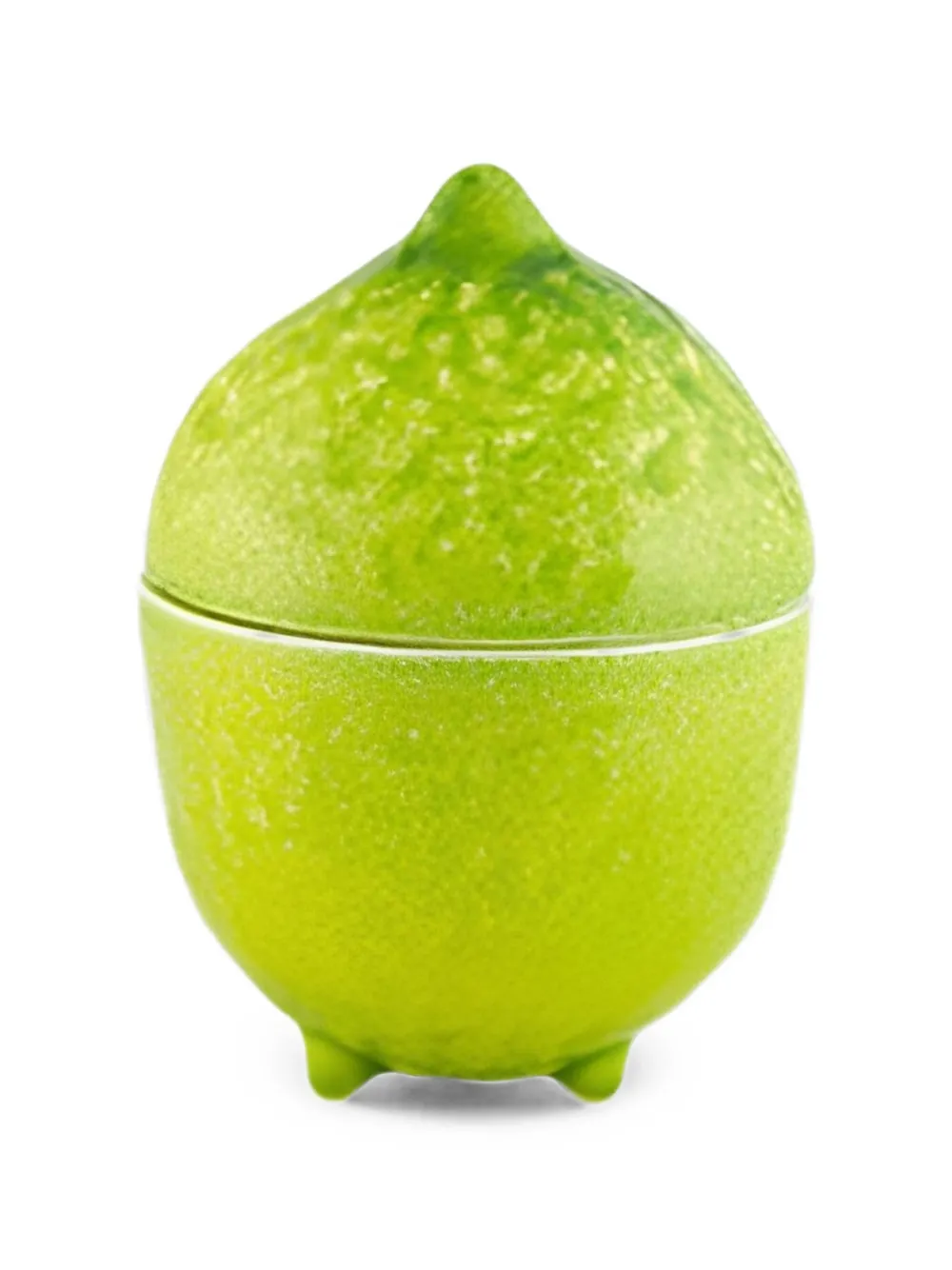 Bordallo Pinheiro lime-shaped box - Giallo